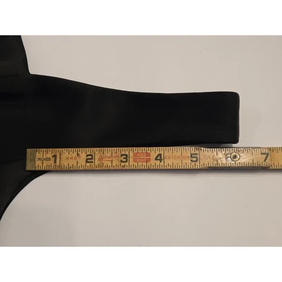 White House Black Market Little Black Dress Size 6 Belted Cocktail Party Wedding - Picture 15 of 15